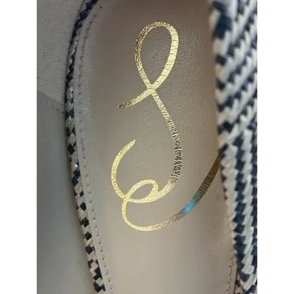 Sam Edelman Hazel Pumps Women's US 9 Tan Raffia Pointed Toe Stiletto Heel Shoes - Picture 7 of 11